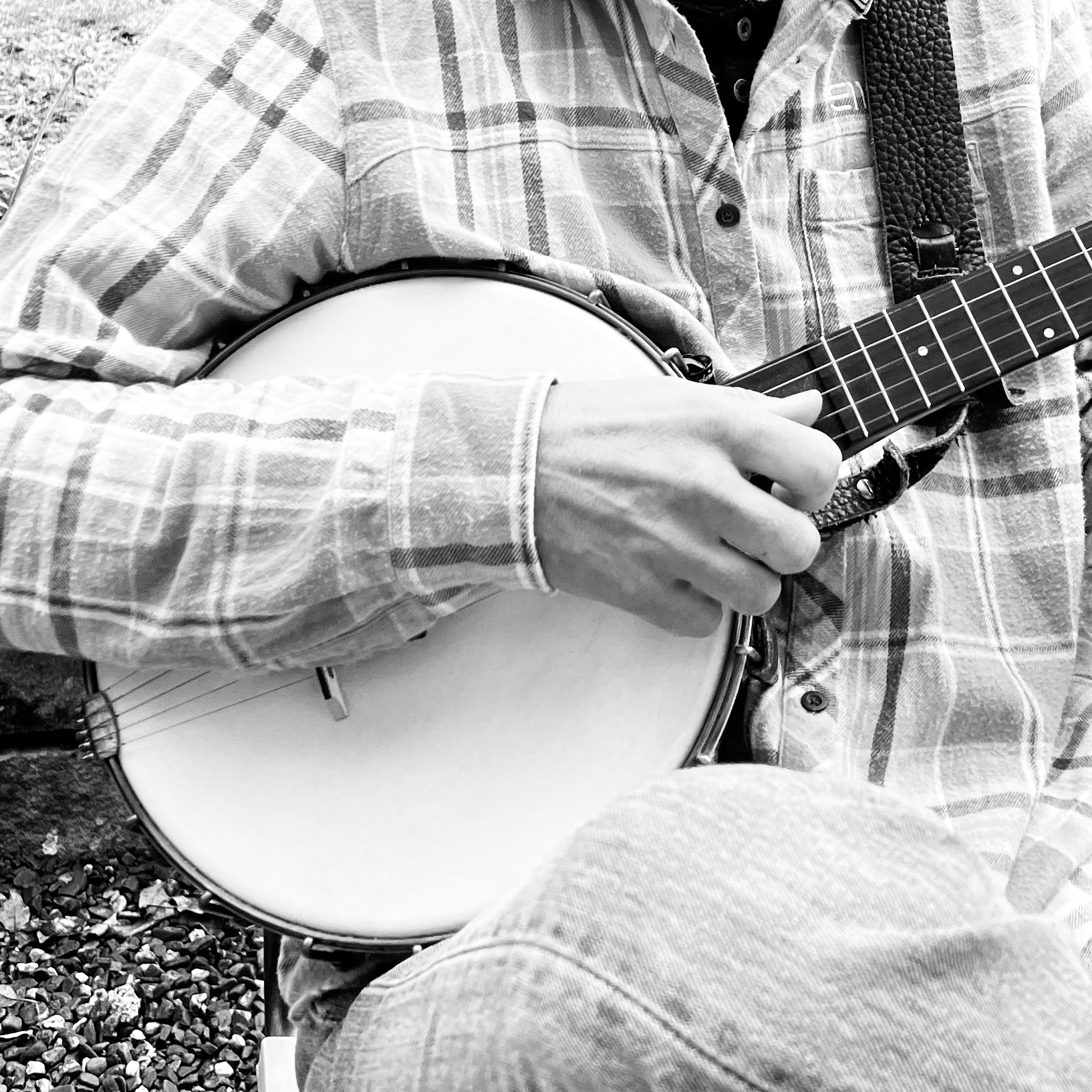 Clawhammer-Banjo Detailaufnahme